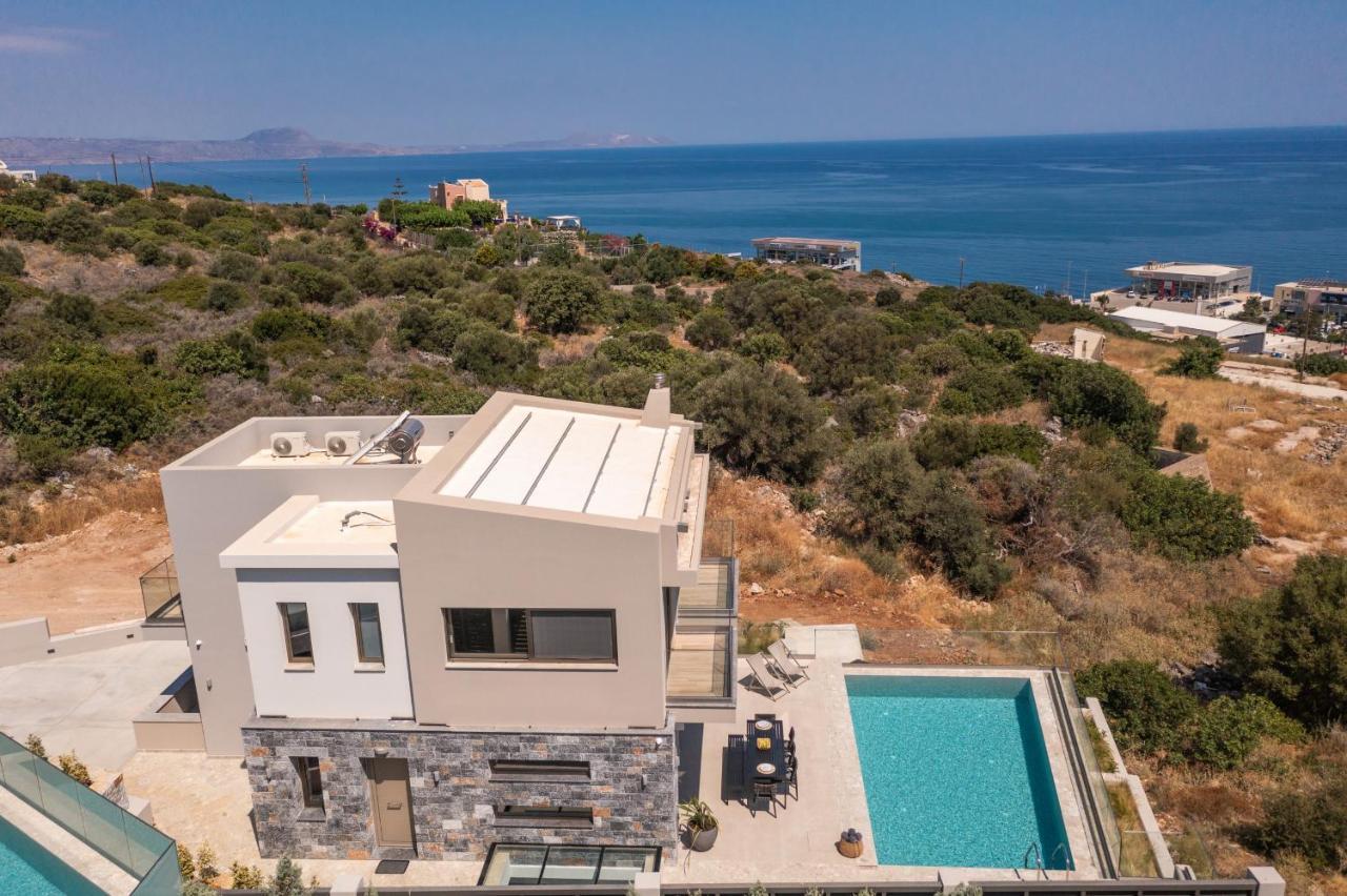 Villa Onyx - With Private Heated Pool Atsipopoulo Bagian luar foto