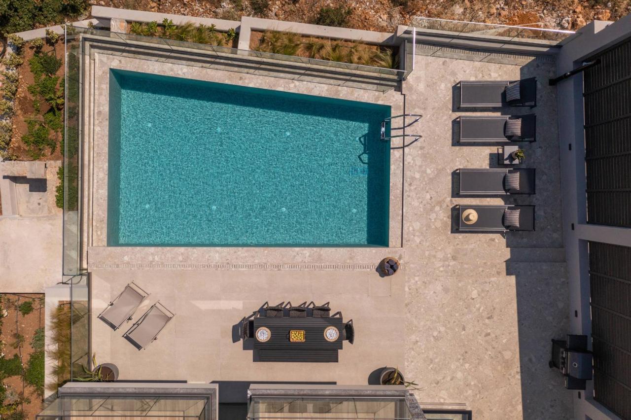 Villa Onyx - With Private Heated Pool Atsipopoulo Bagian luar foto